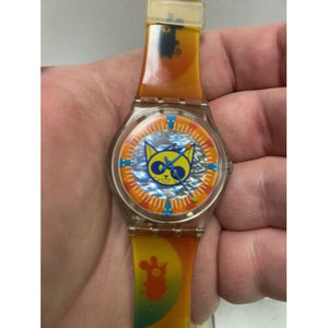 Vintage Swatch watch Cat 2000 needs battery